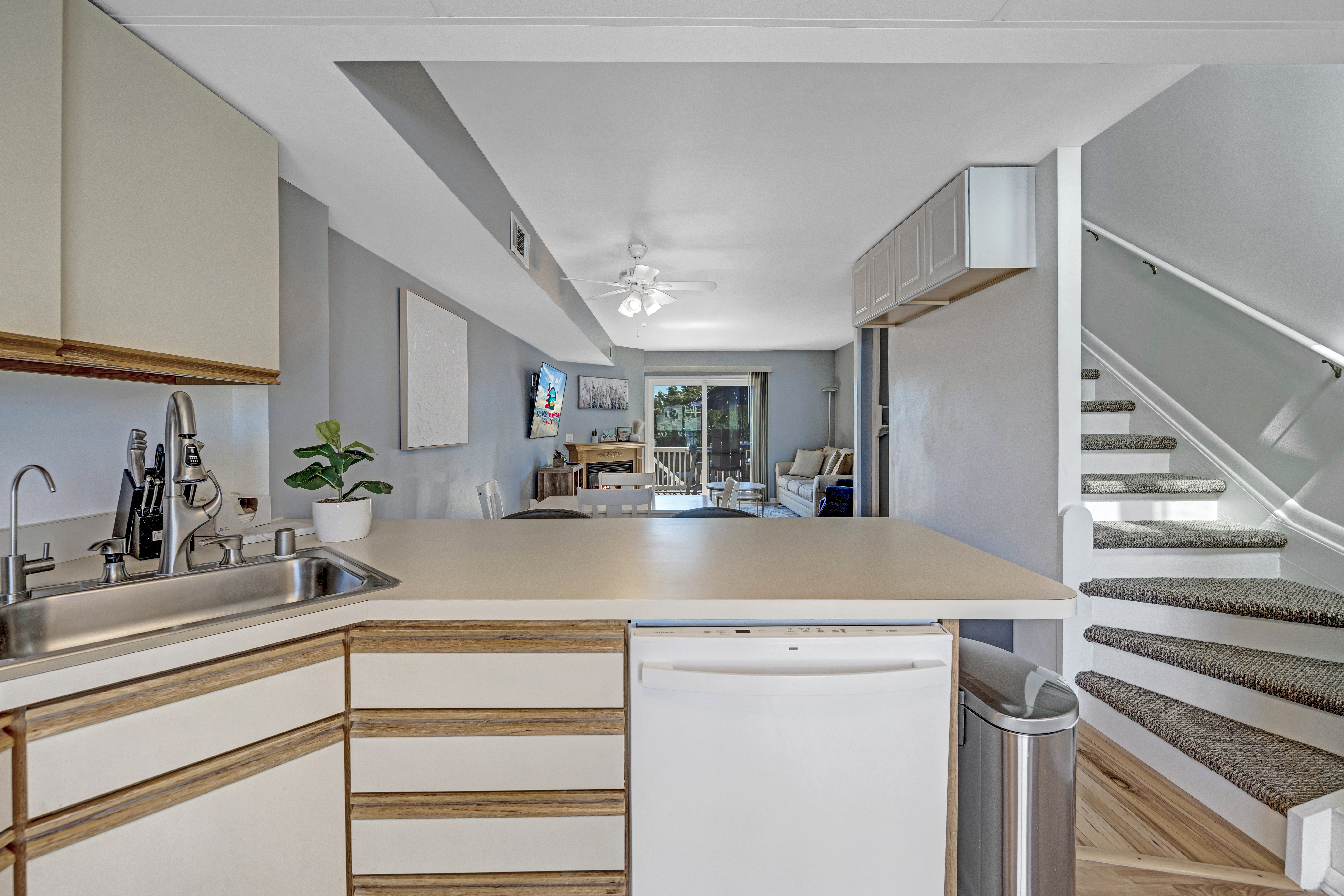 Wander upstairs to the 3rd level of the home where you will find the 2 bedrooms.
