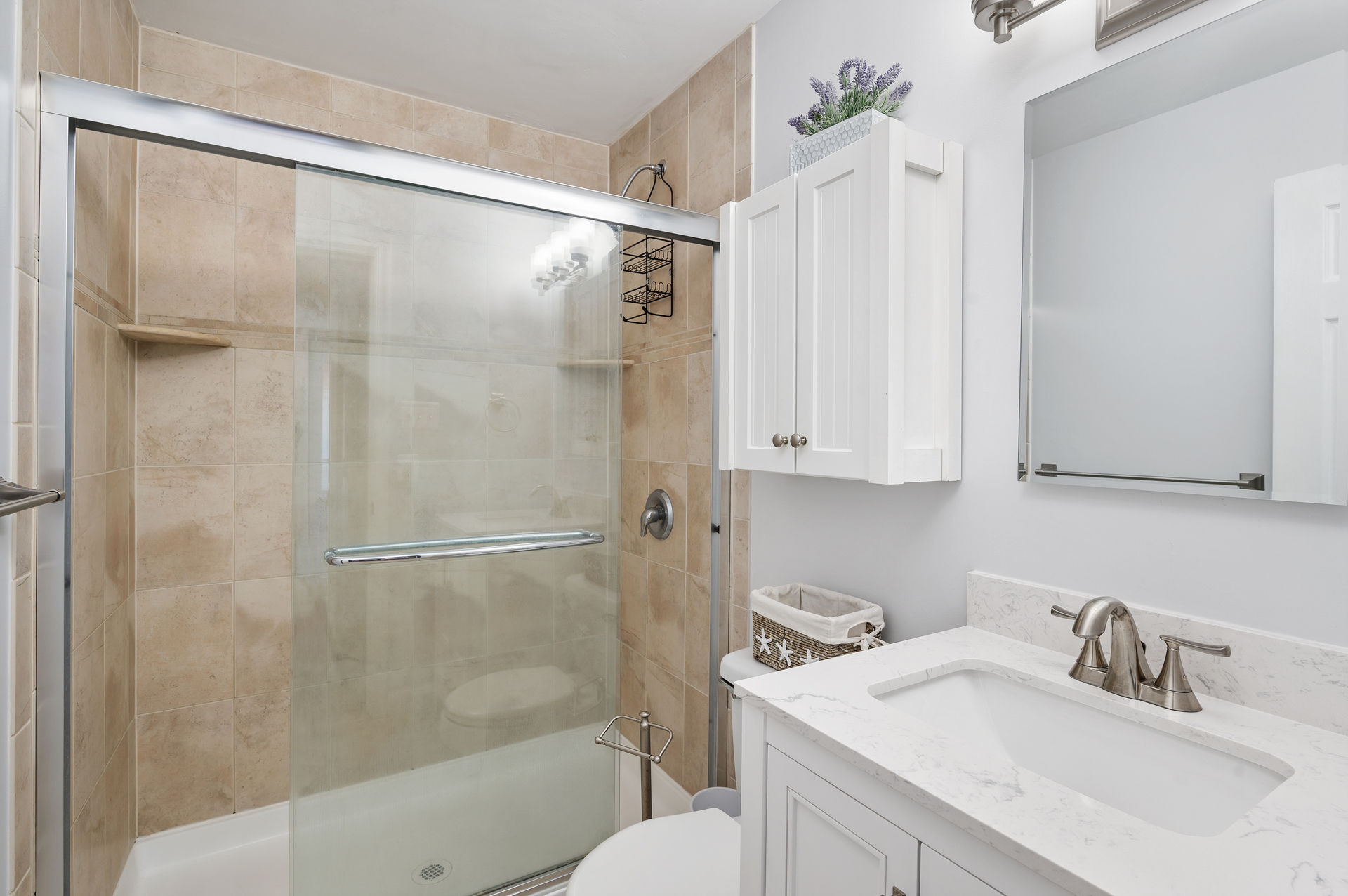 Private Primary Bath with a Spacious Walk-In Shower