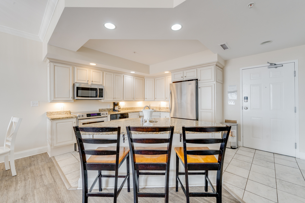 Gather at the bar for coffee and conversation!