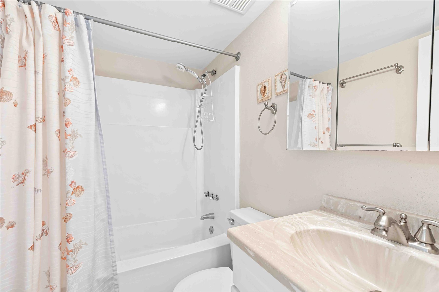The Shared Bath features a Shower/Tub combo.