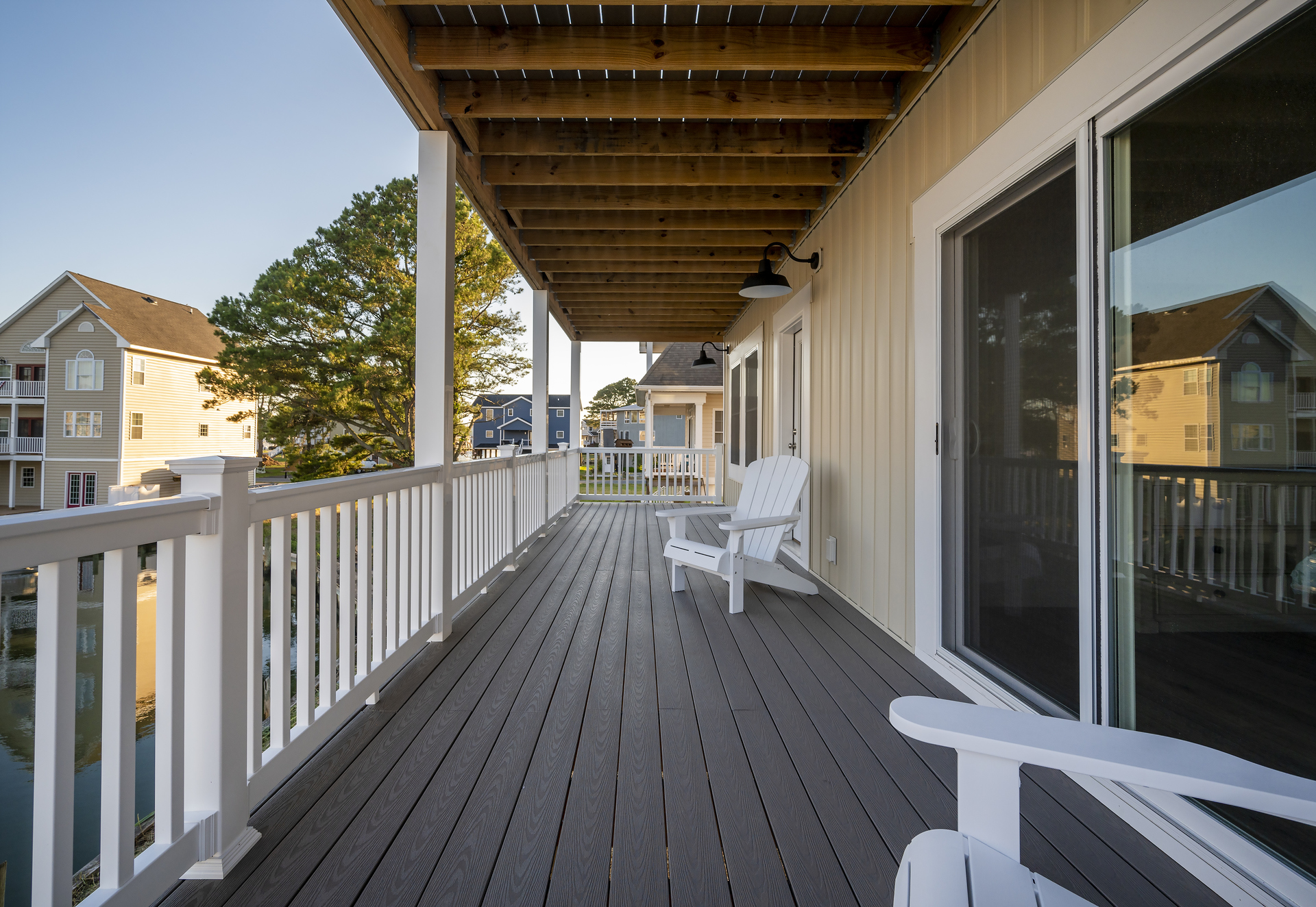 Bedroom 2 also has access to the Waterfront Deck.