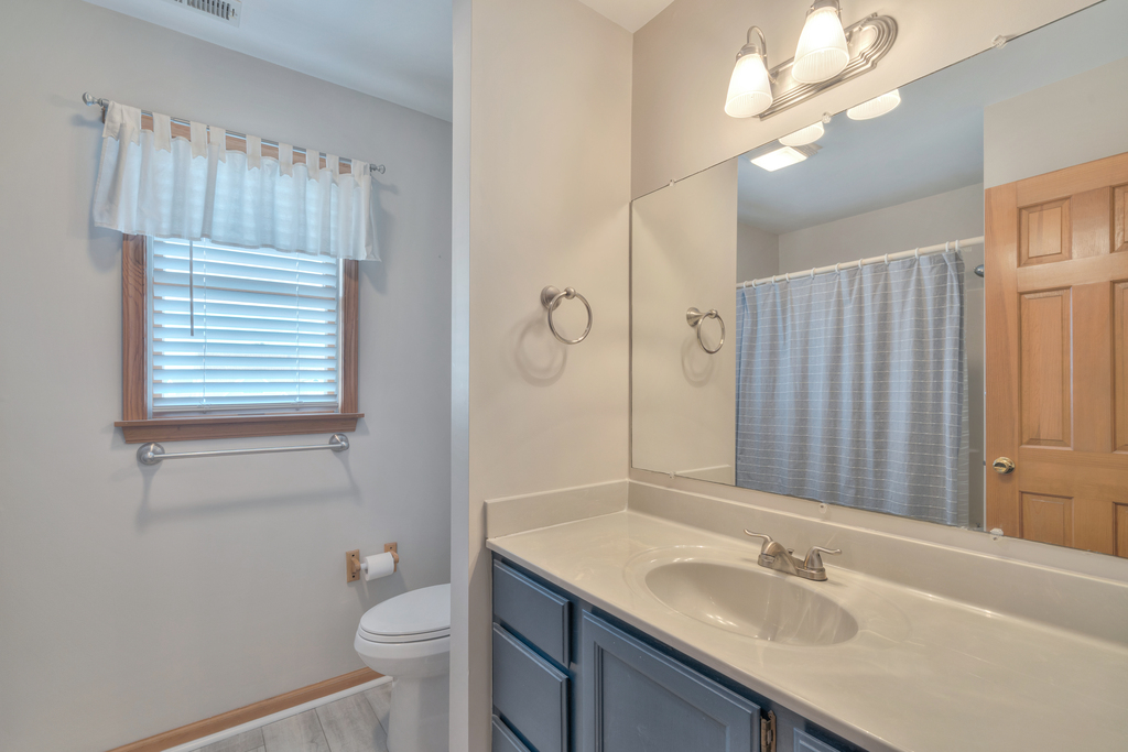 Full Bath 2 is in the Hall upstairs.