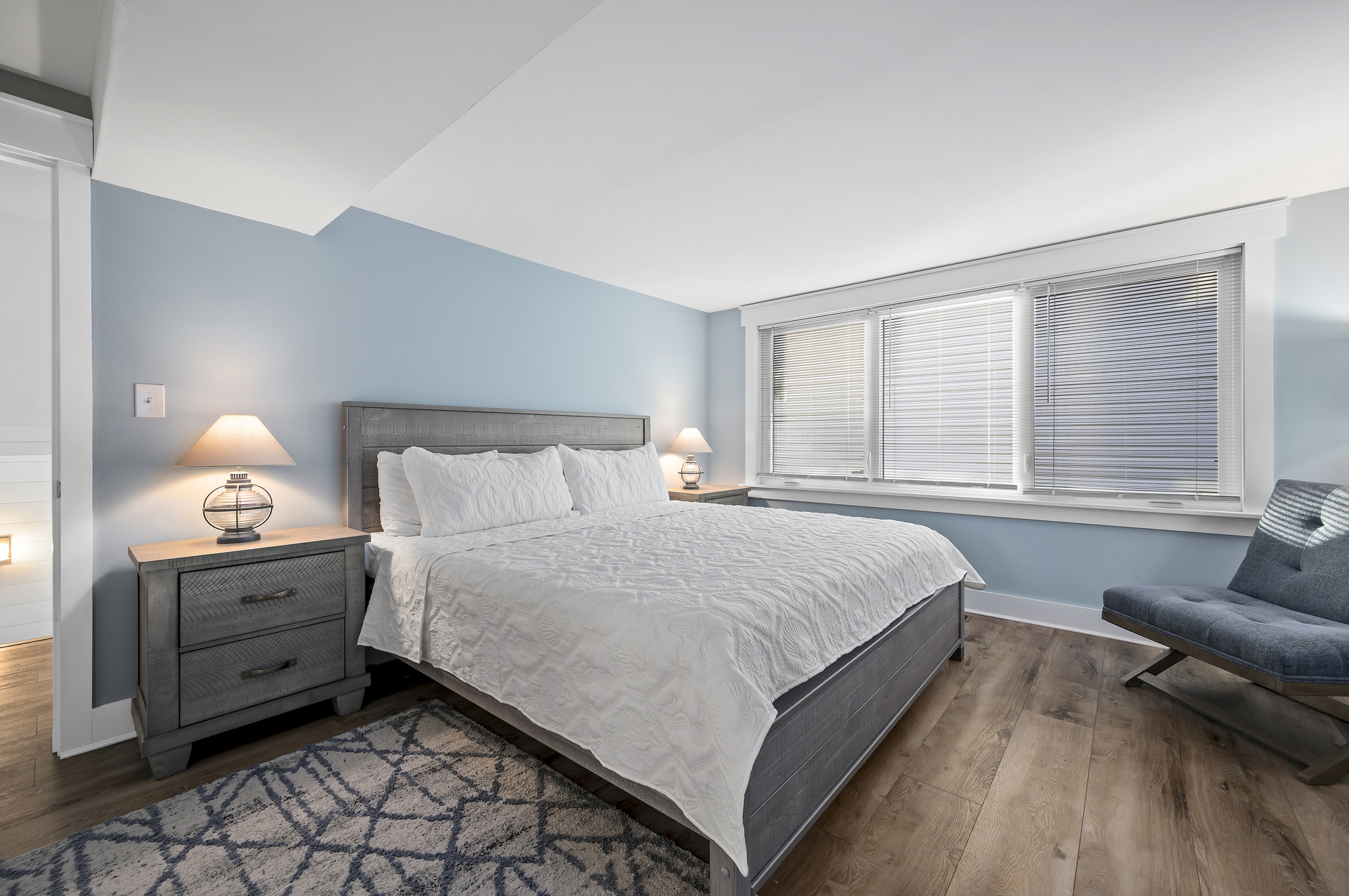 On the 1st Floor, Bedroom 1 is the Primary Bedroom.