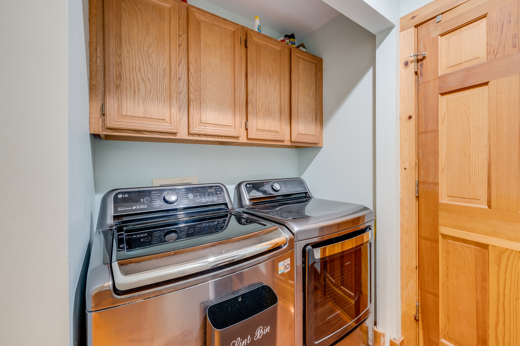 Full Size Washer and Dryer for your convenience.