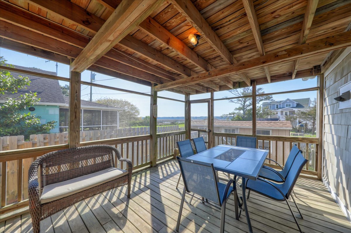 You may never want to leave this porch!