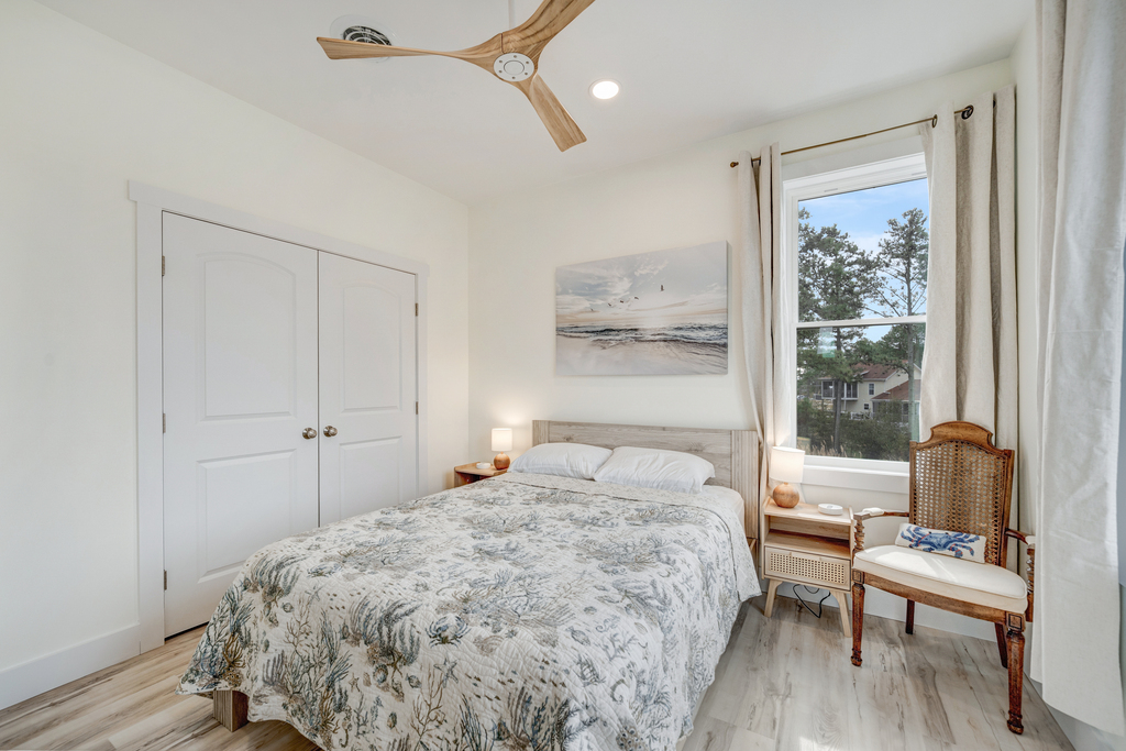 Bedroom 4 has a Queen Bed and is the only Bedroom on the Living Area Level.