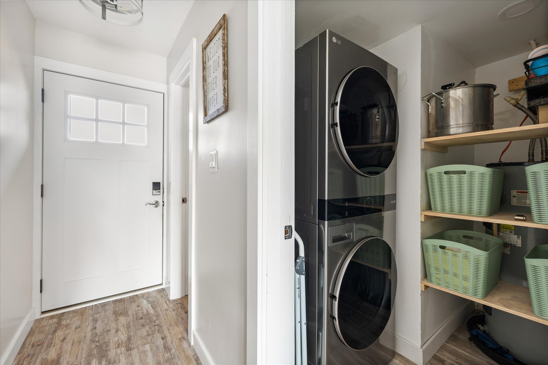 Full Size Washer and Dryer for your convenience!