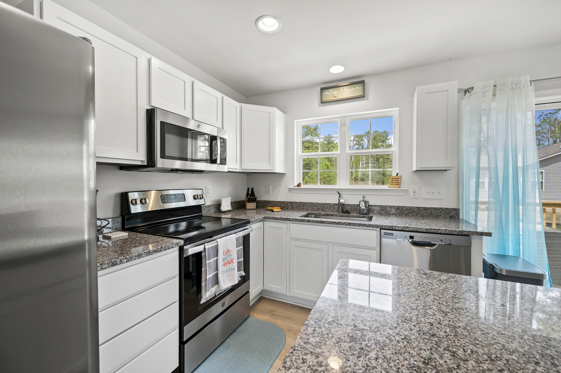 Casa Playa is tucked away on a quiet street with gorgeous Canal Views.