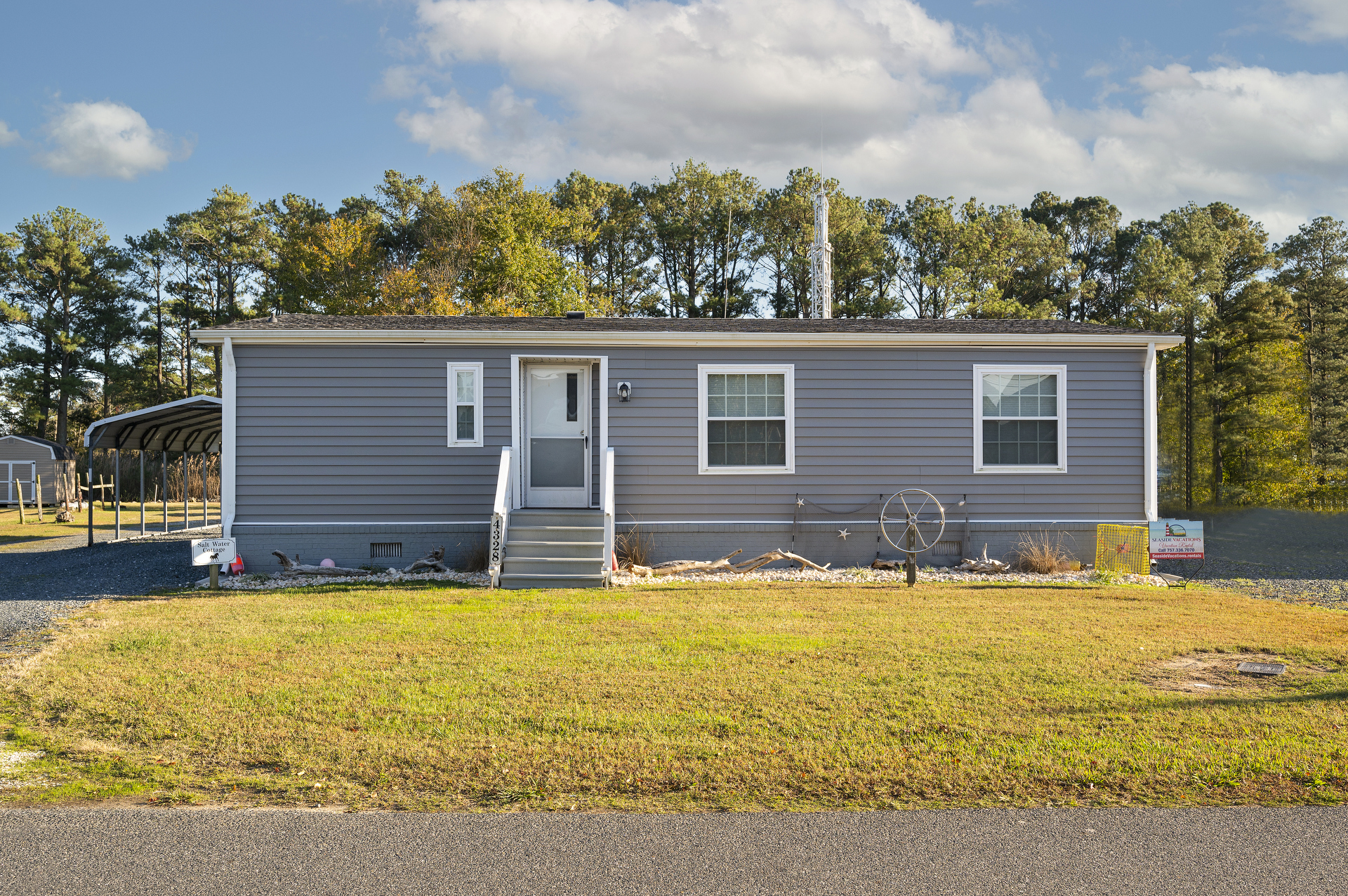 Tons of parking for your Cars, Boat, & other toys - there`s a Carport for covered parking, as well.