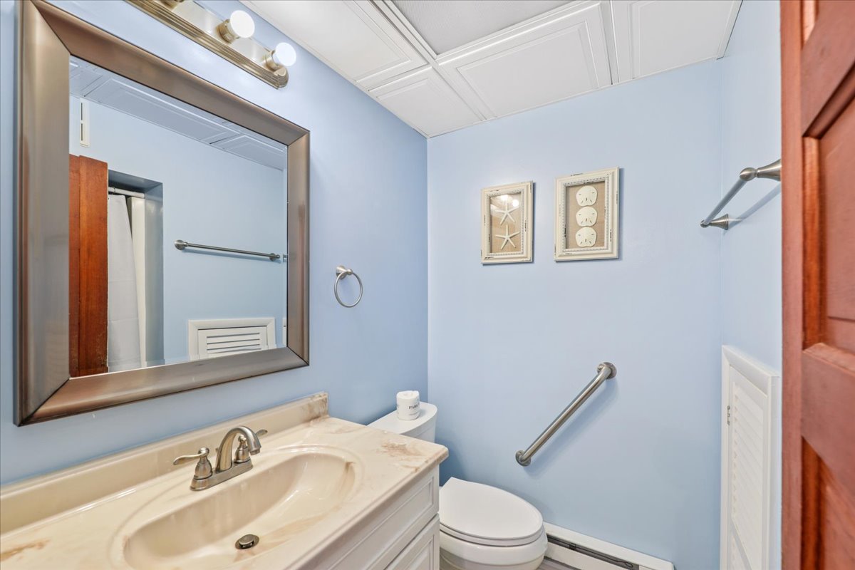 Bedroom 1 has an Attached Full Bath, also convenient to the Living Area.