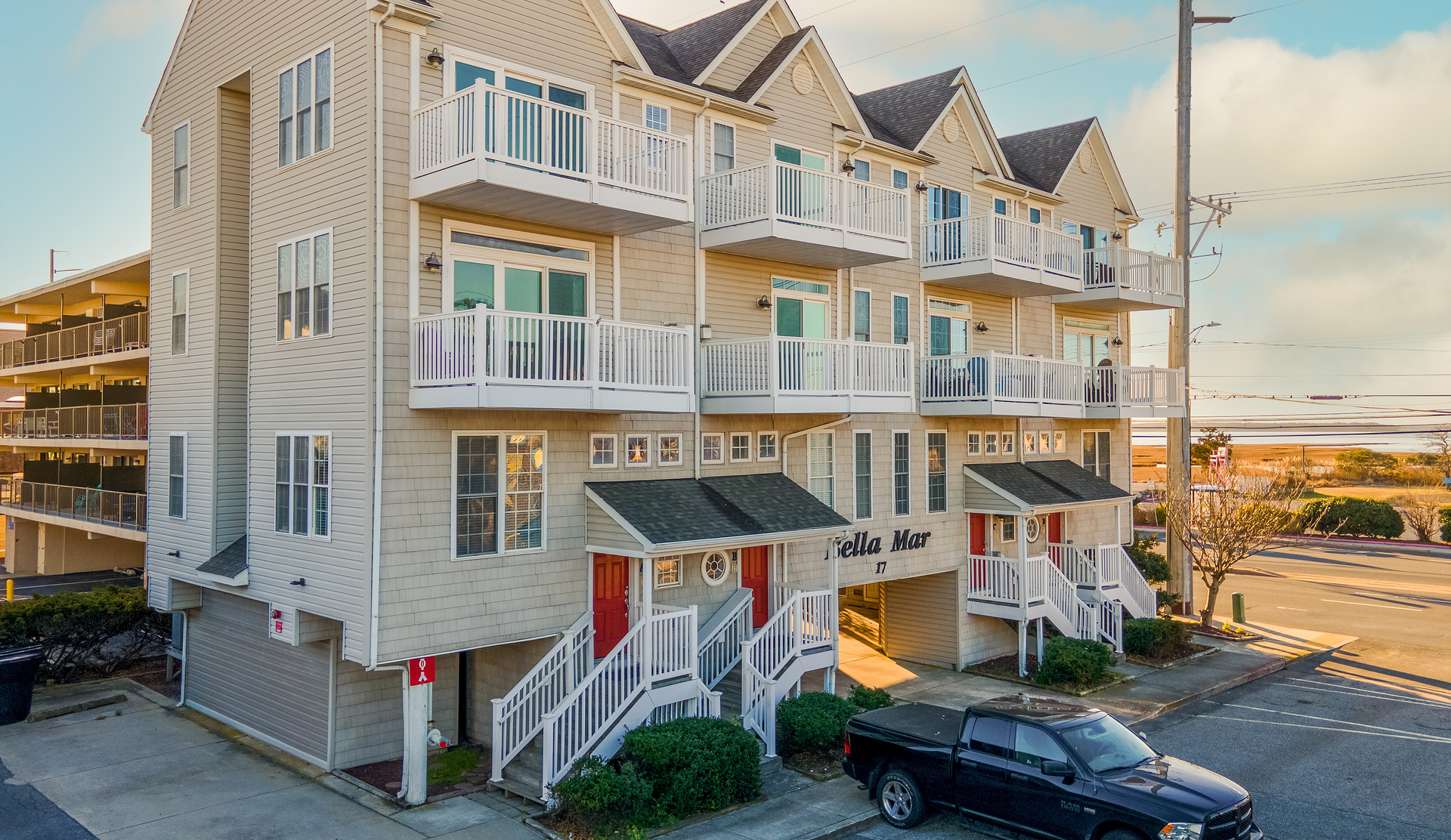 Parking is a breeze with 2 designated parking spaces