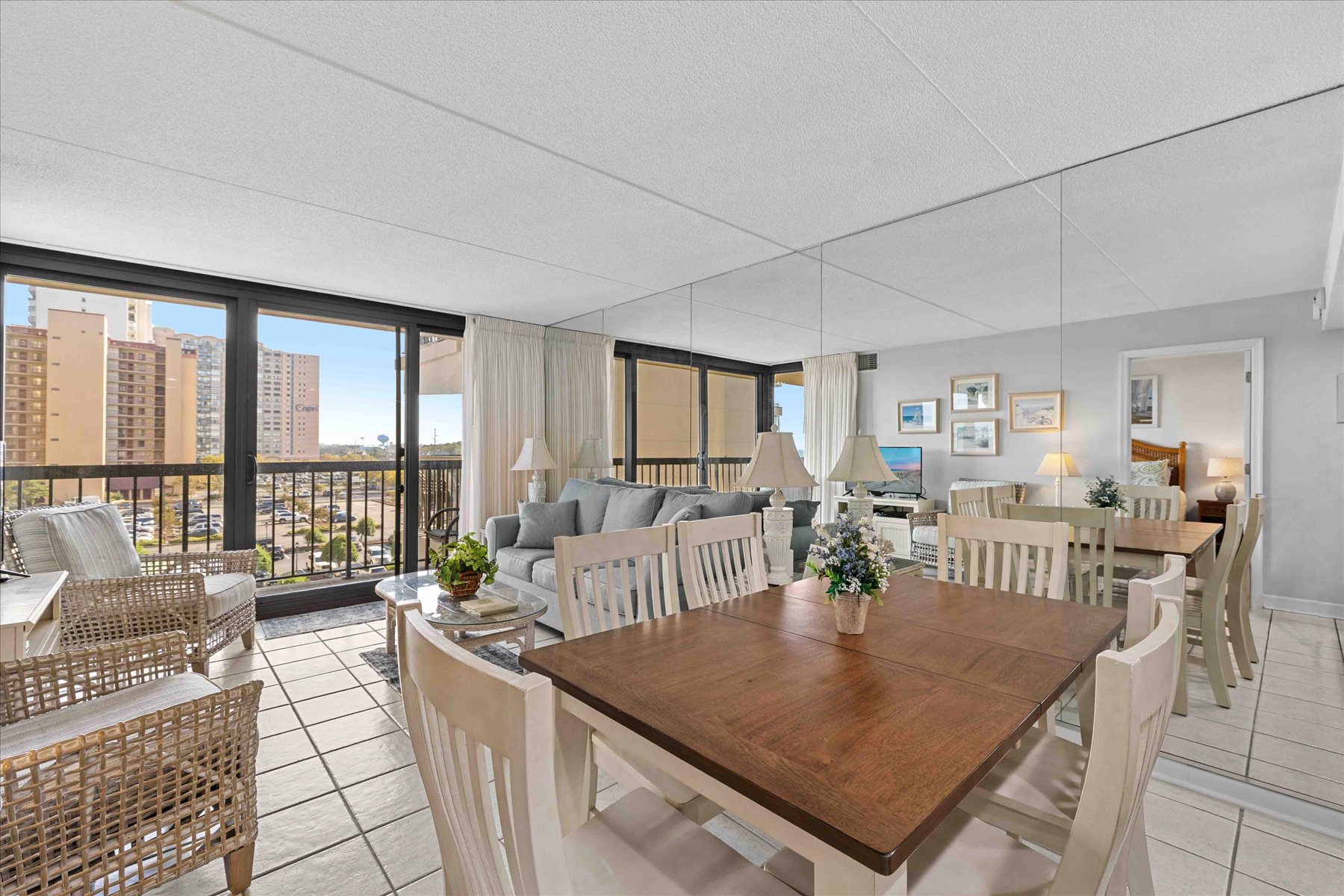 Plenty of room for the whole Family at this Dining Room Table!