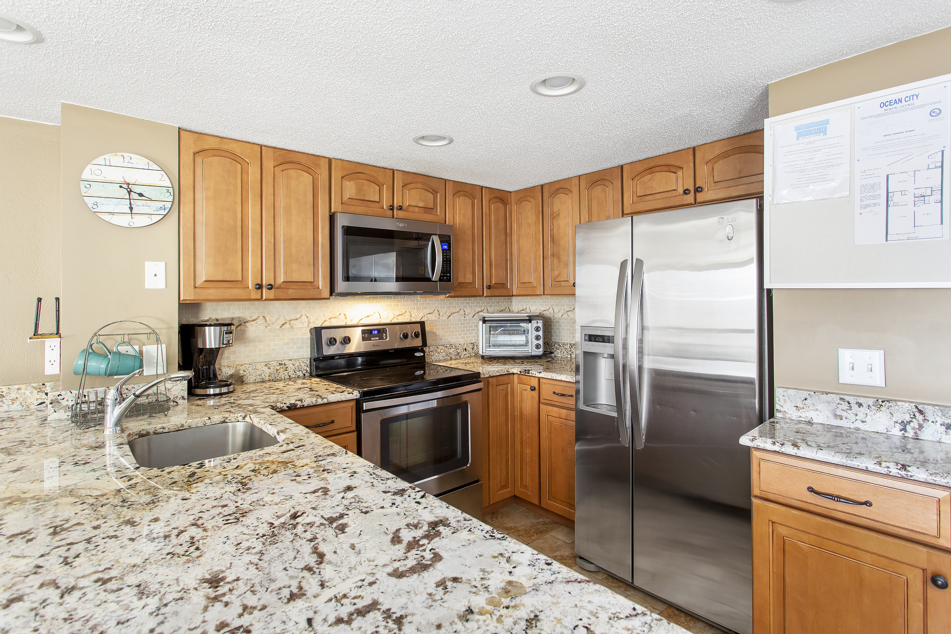 Well-Stocked with all you need to make mealtime an Ocean Breeze!