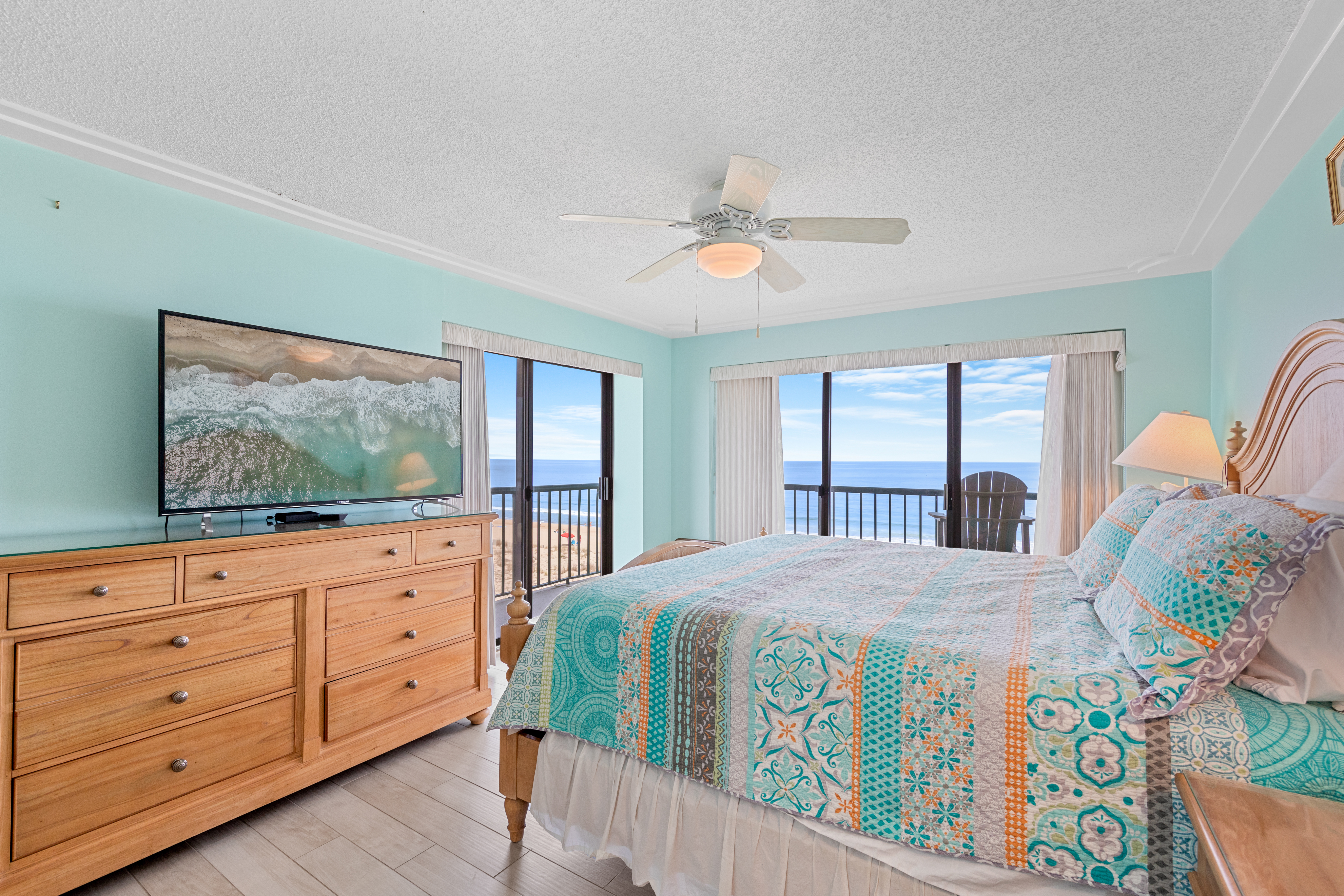 Gorgeous Primary with Balcony access.