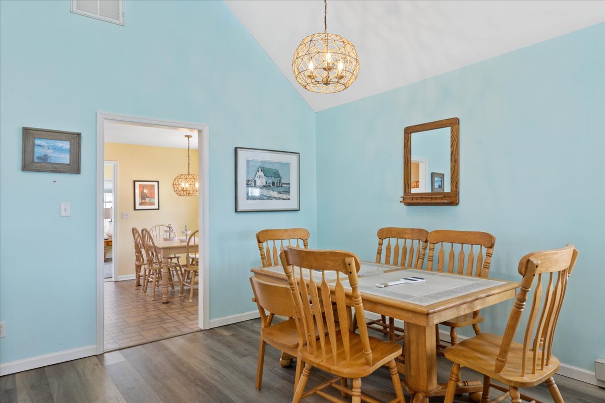 Living Area opens to spacious Dining Area