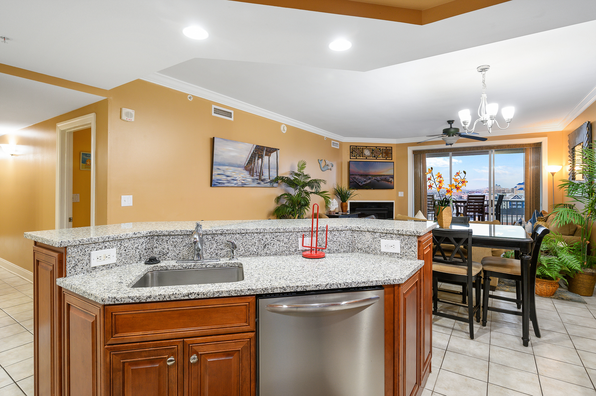 It doesn't get much better than cooking with a view of the Ocean!