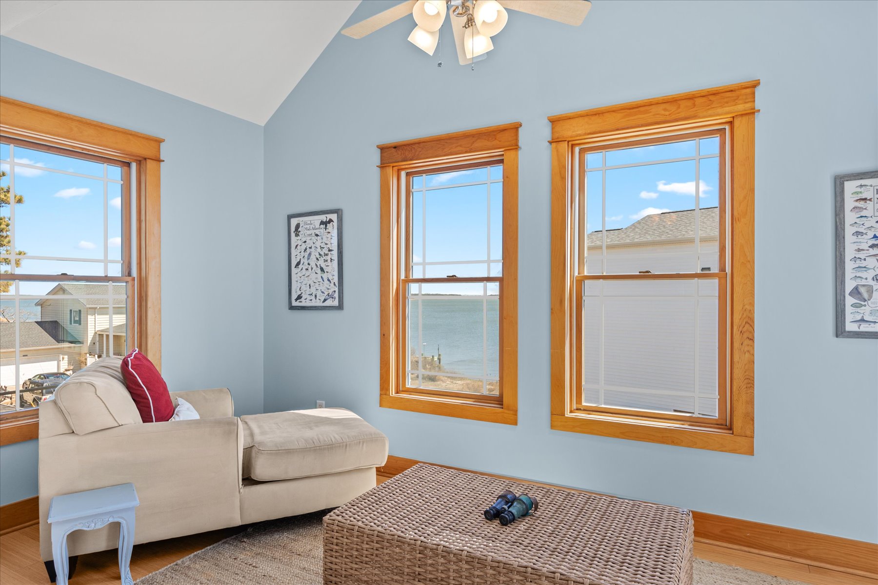 Paradise View has a Reverse Floor Plan to maximize those Bay Views!