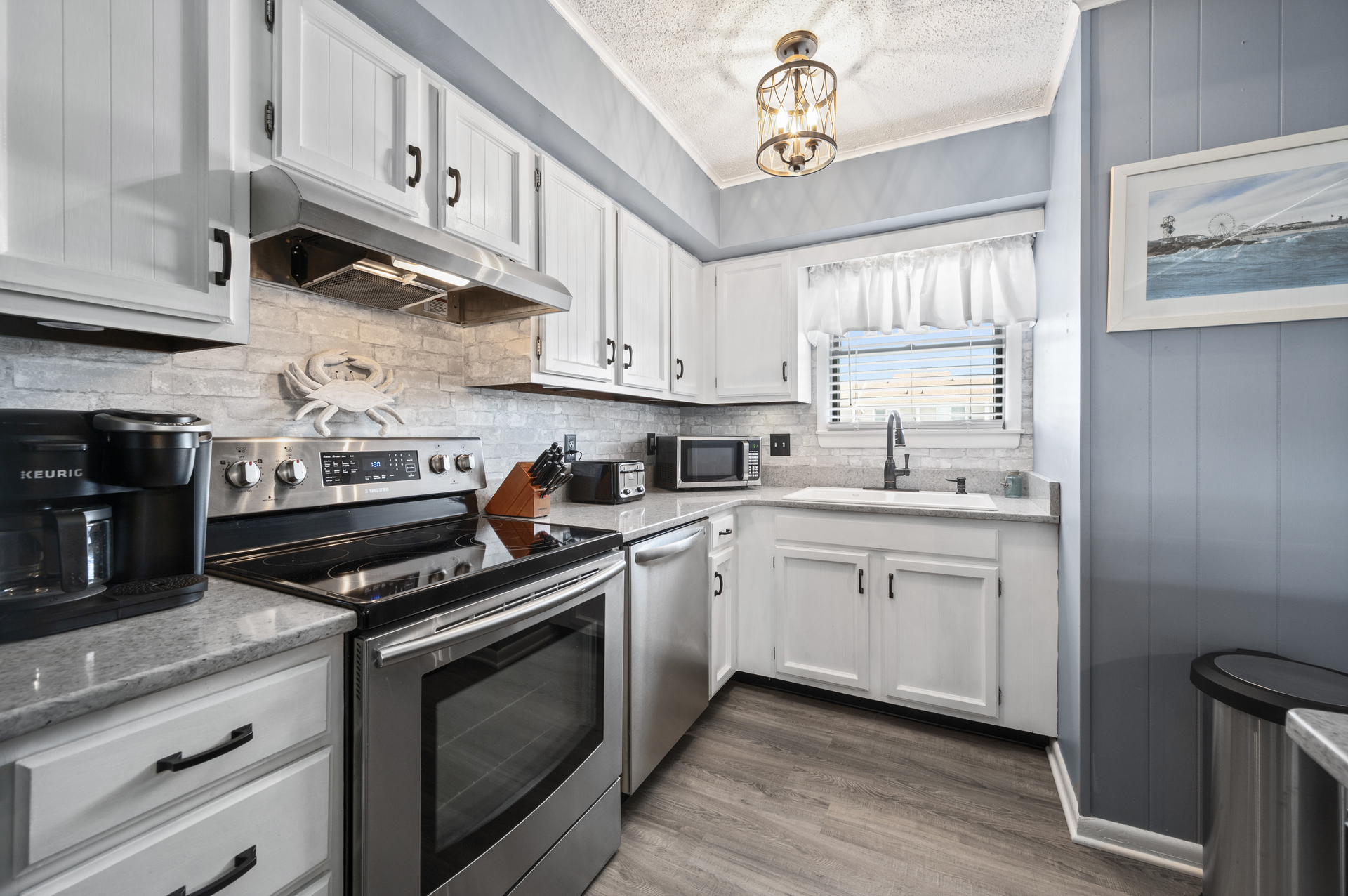 Adorned in Colors of Sand, Sea, and Sky.