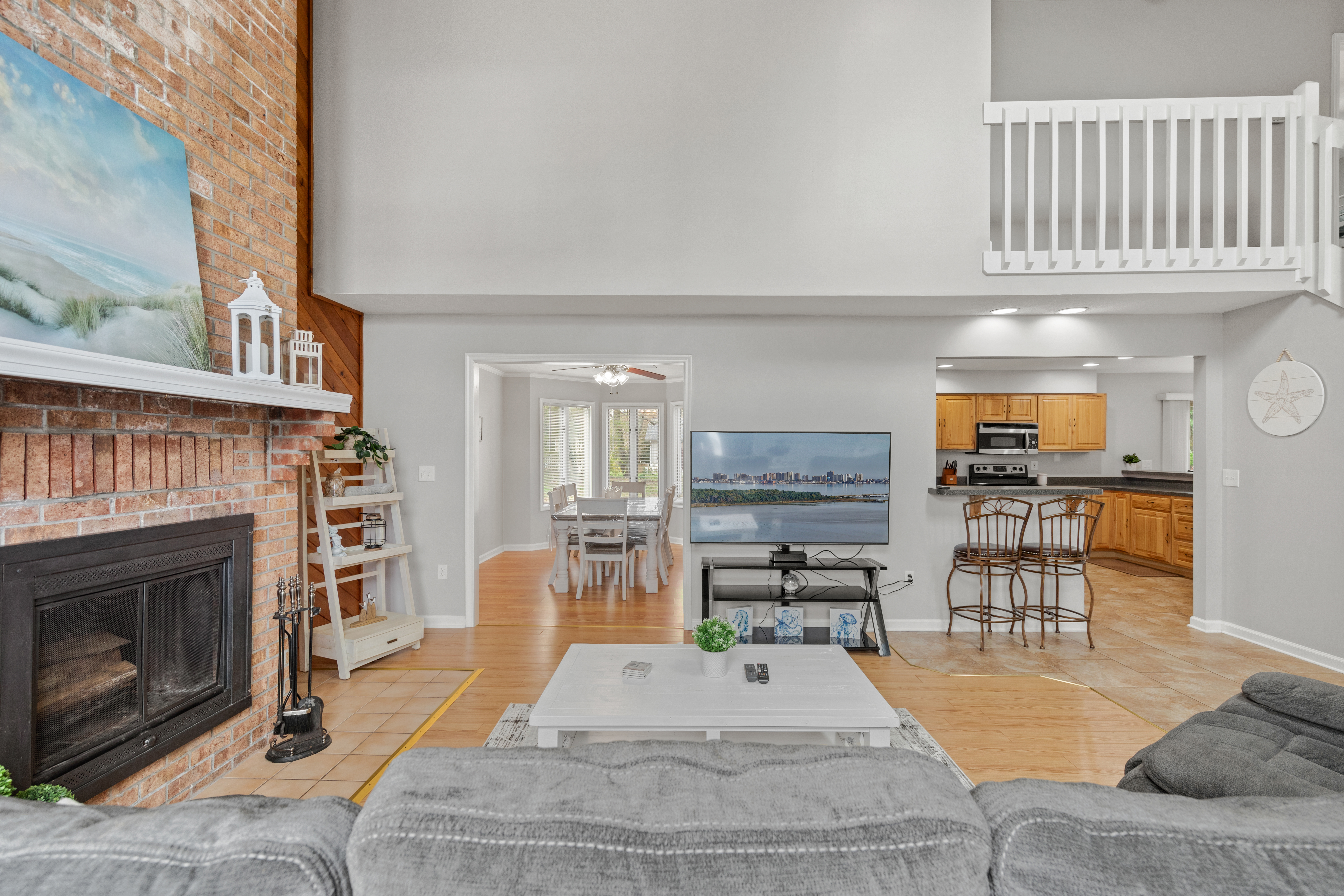 Never miss a Family memory being made with this open concept!