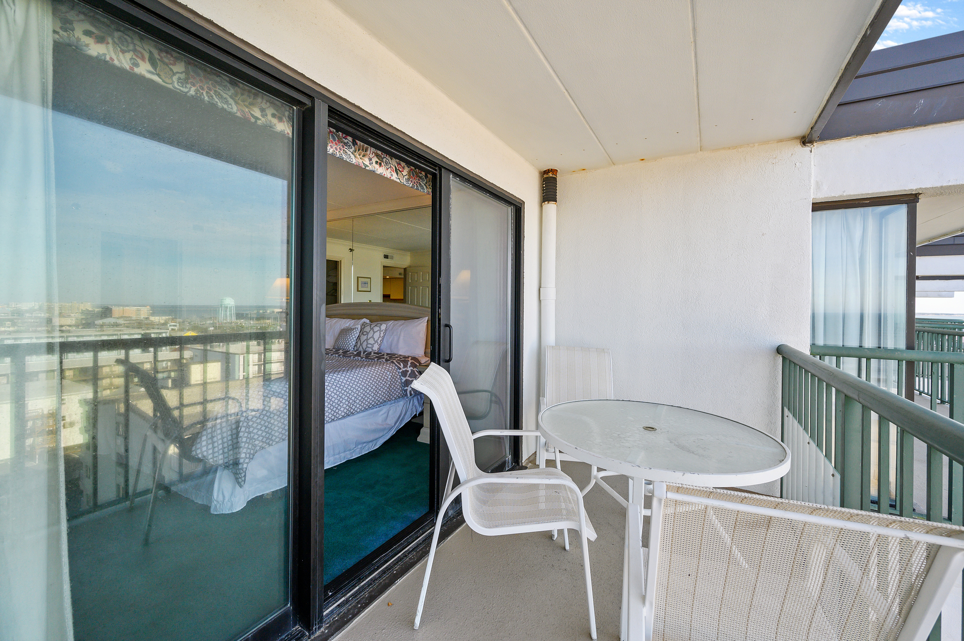 Enjoy your morning coffee on the Balcony before the family fun begins