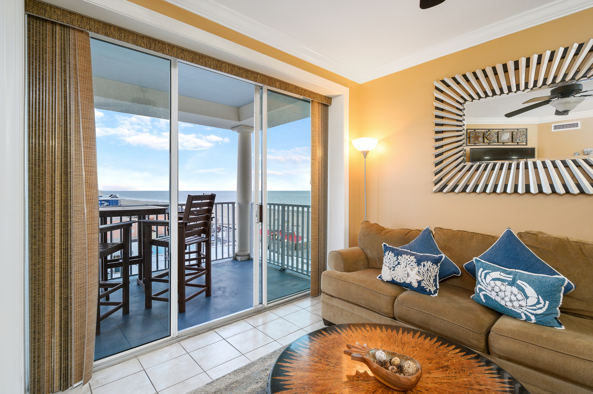 There's no beating the spectacular Ocean Views, even from right on the couch!