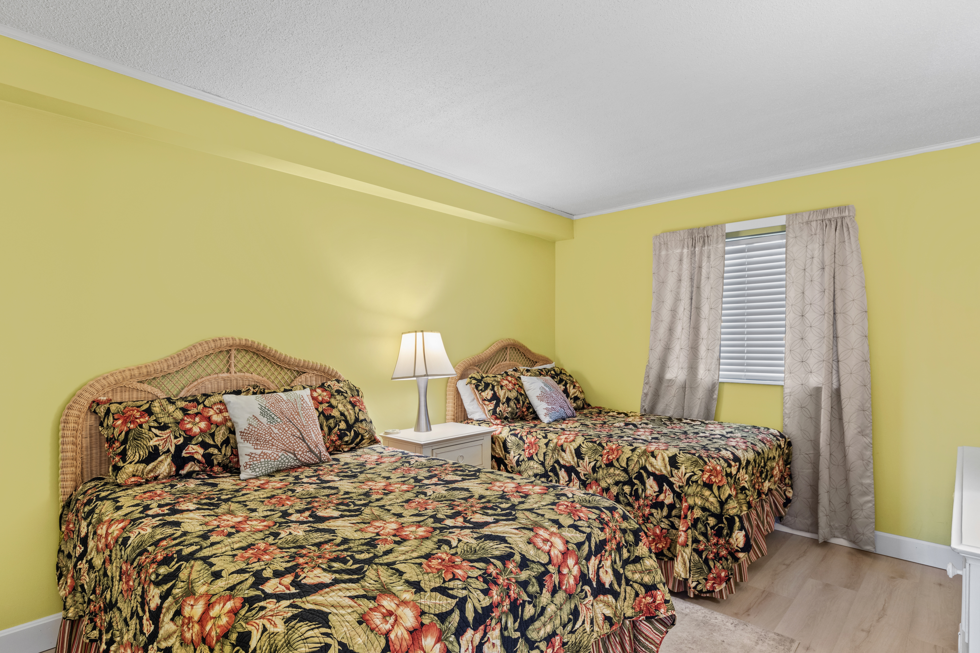 Bedroom 2, just down the hall, will comfortably sleep 4 with 2 Full Beds