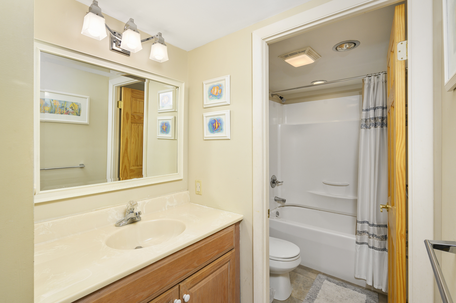 Shared Bathroom located near Bedroom @!