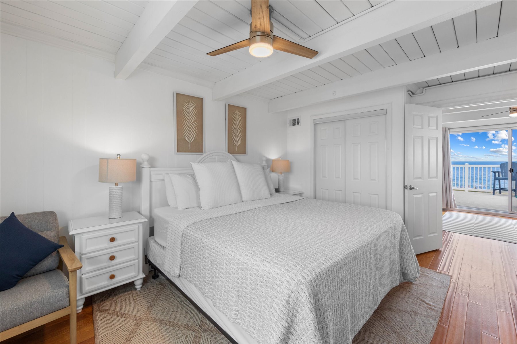 Sink into bed after a fun day in the Sun.