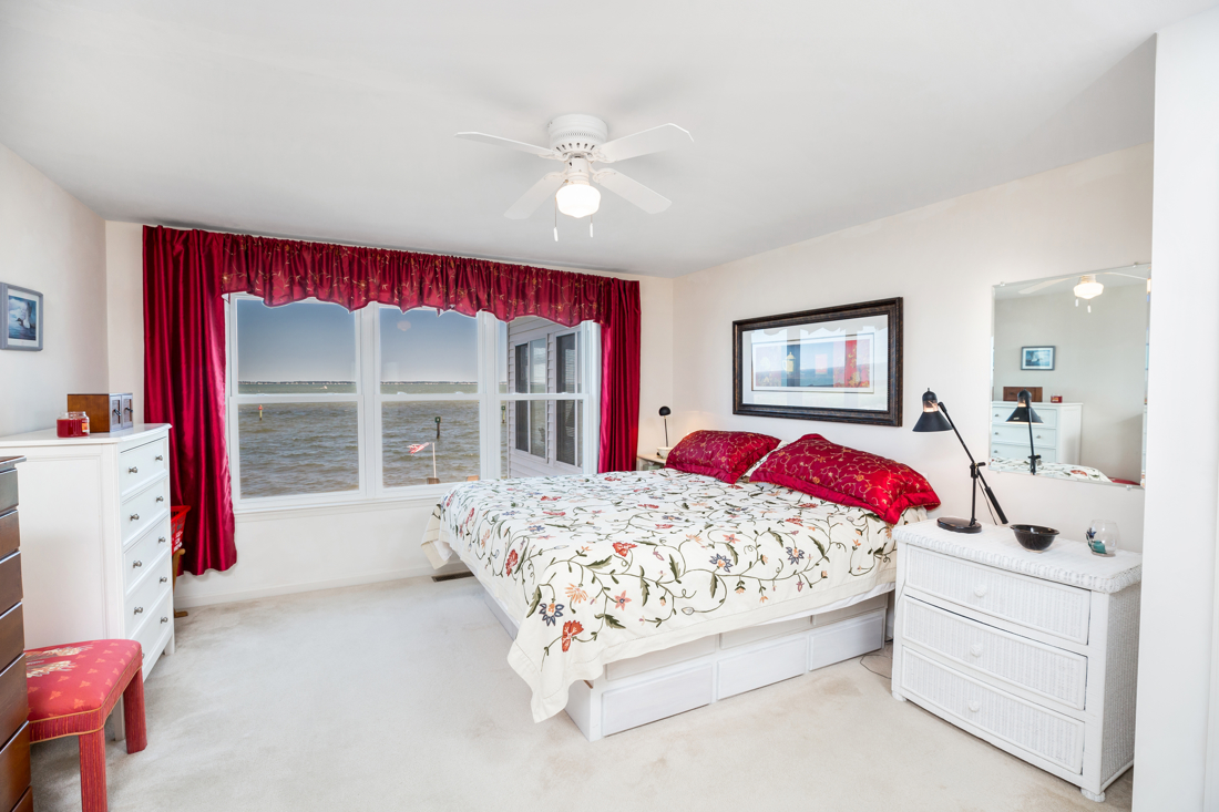 Bedroom 1 has been updated - now bright and beachy!