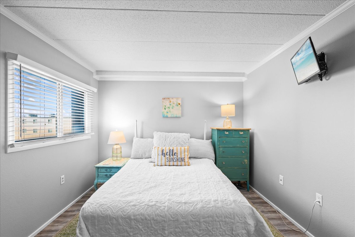 Light and bright Primary Bedroom.