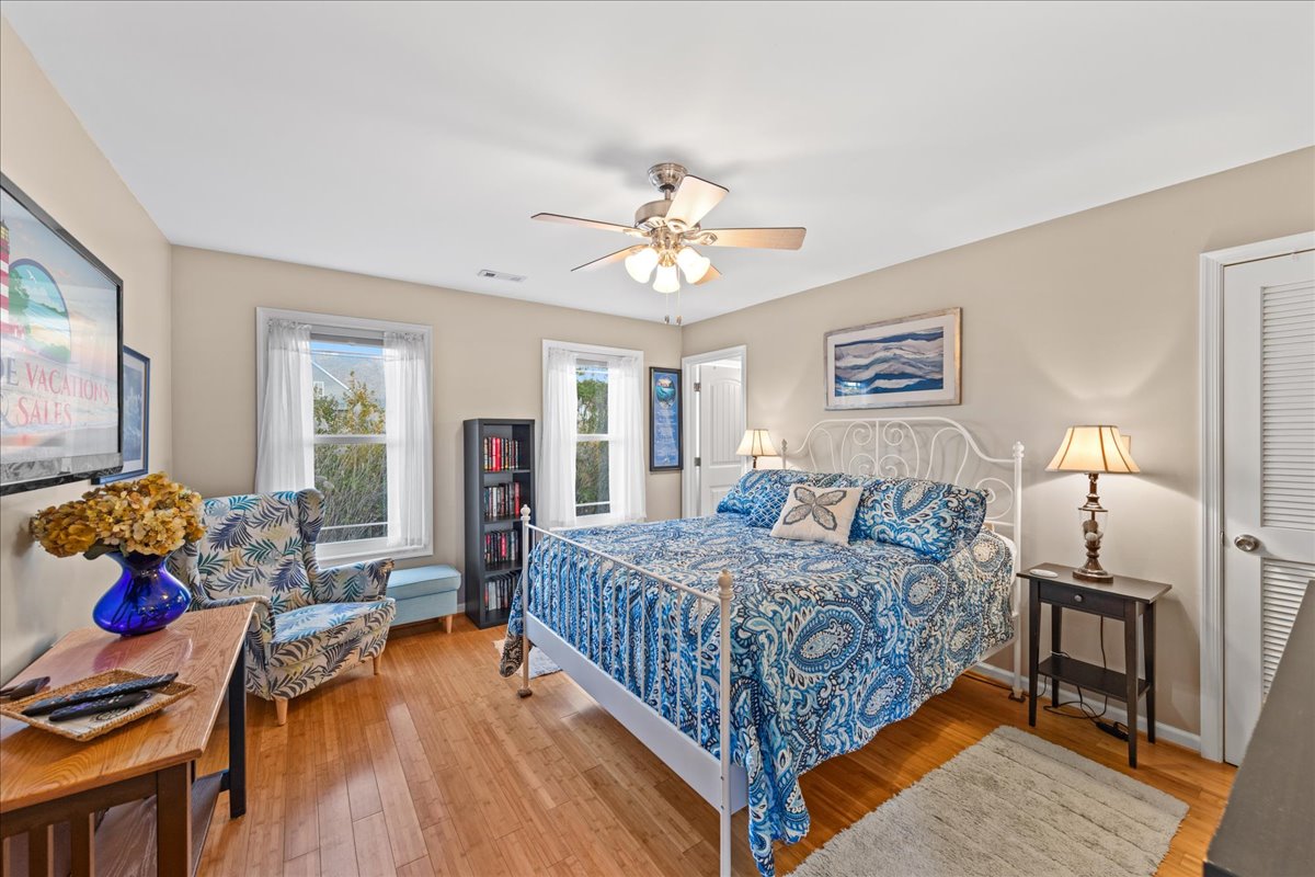 Bedroom 1 is a desirable 1st Floor Master with a Queen Bed.