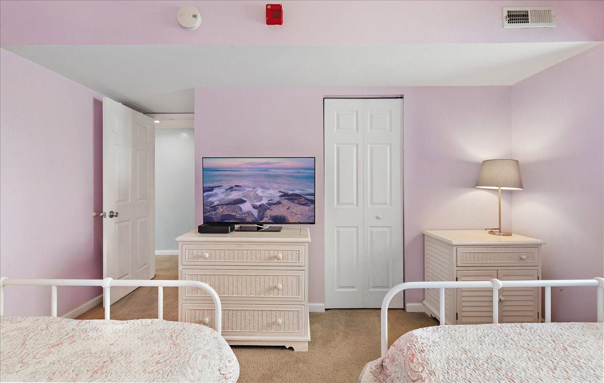 Enjoy a movie on the Flat Screen TV!