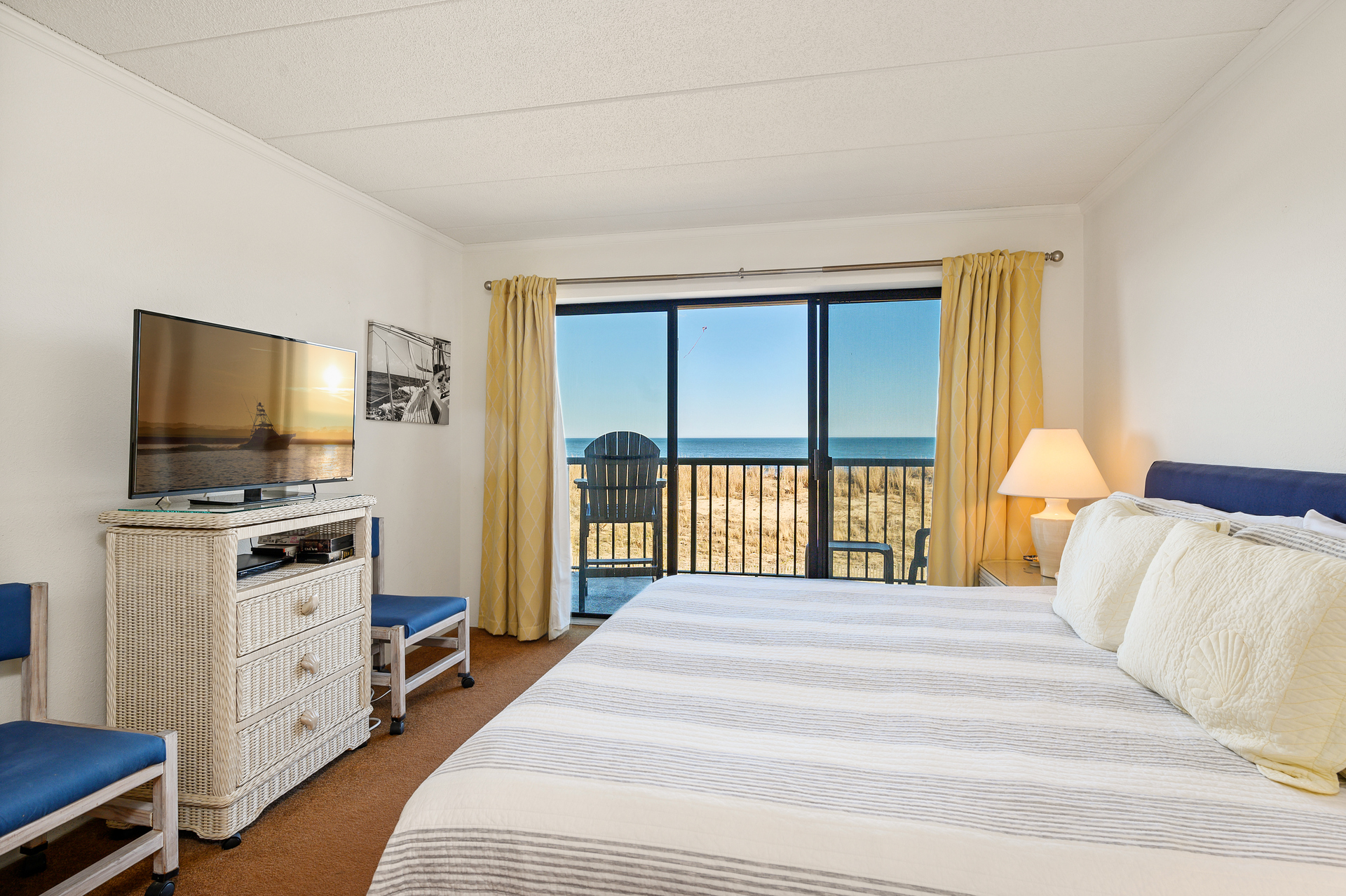 Relax and enjoy the Flat screen TV.