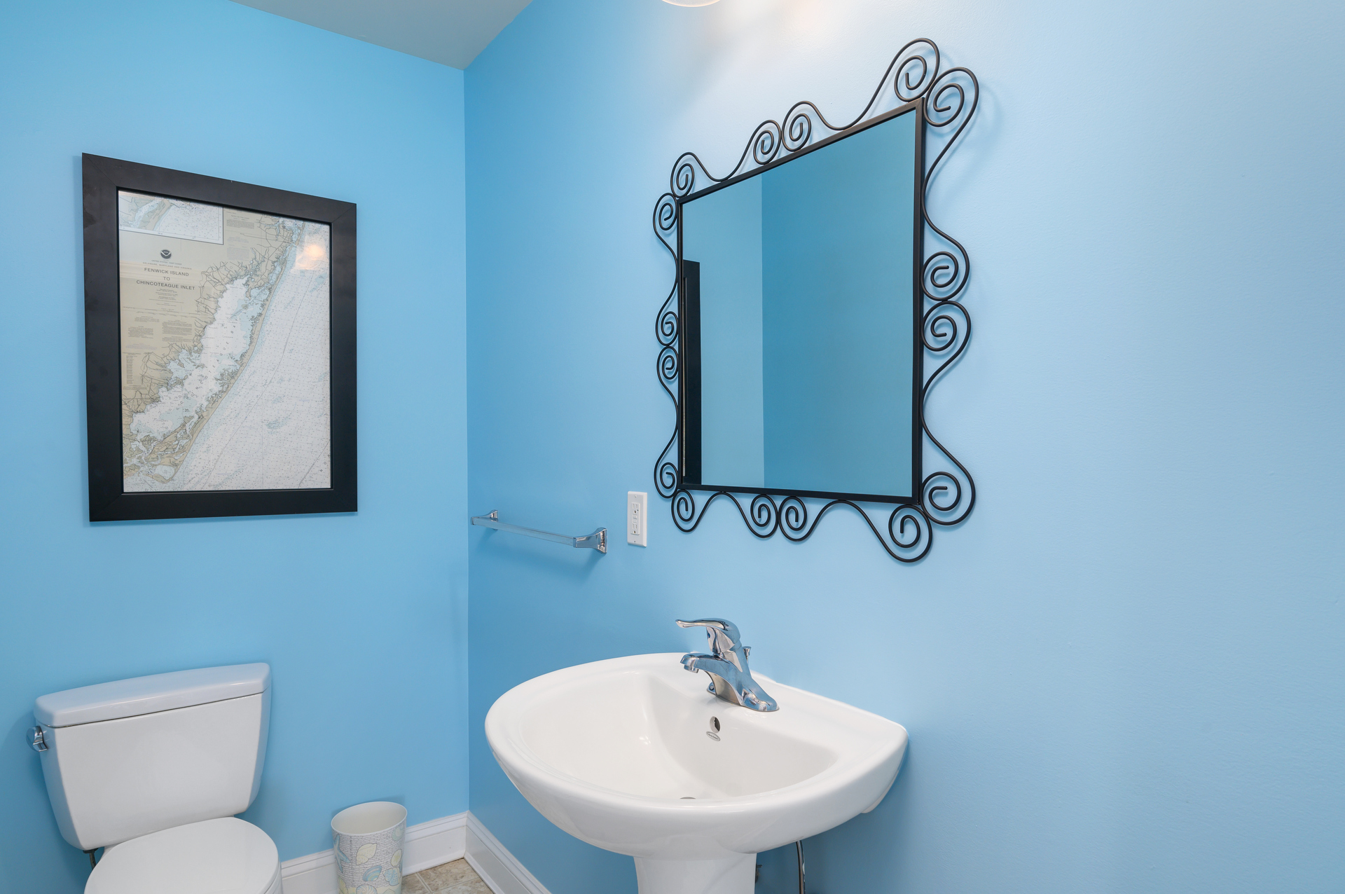 Convenient Half Bath on 1st Floor.