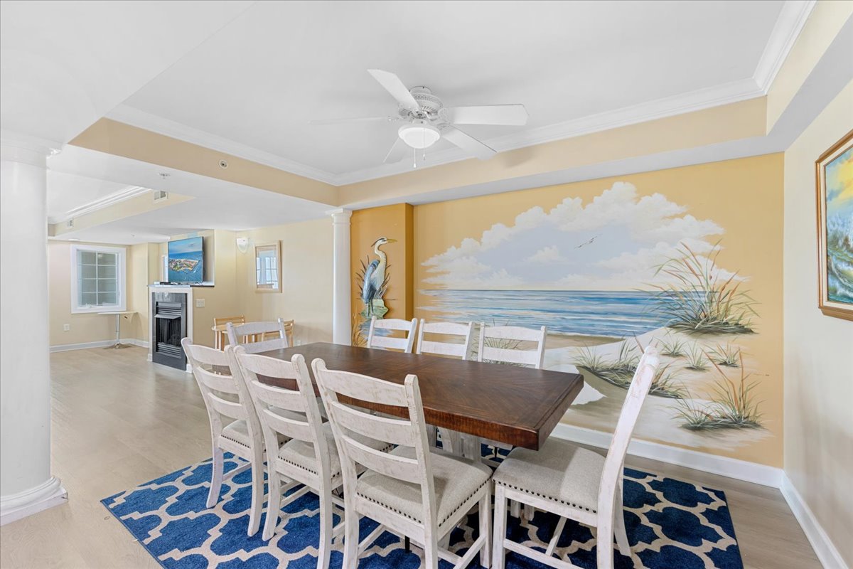 Enjoy a Home Cooked Meal or Family Game Night at the Dining Table.