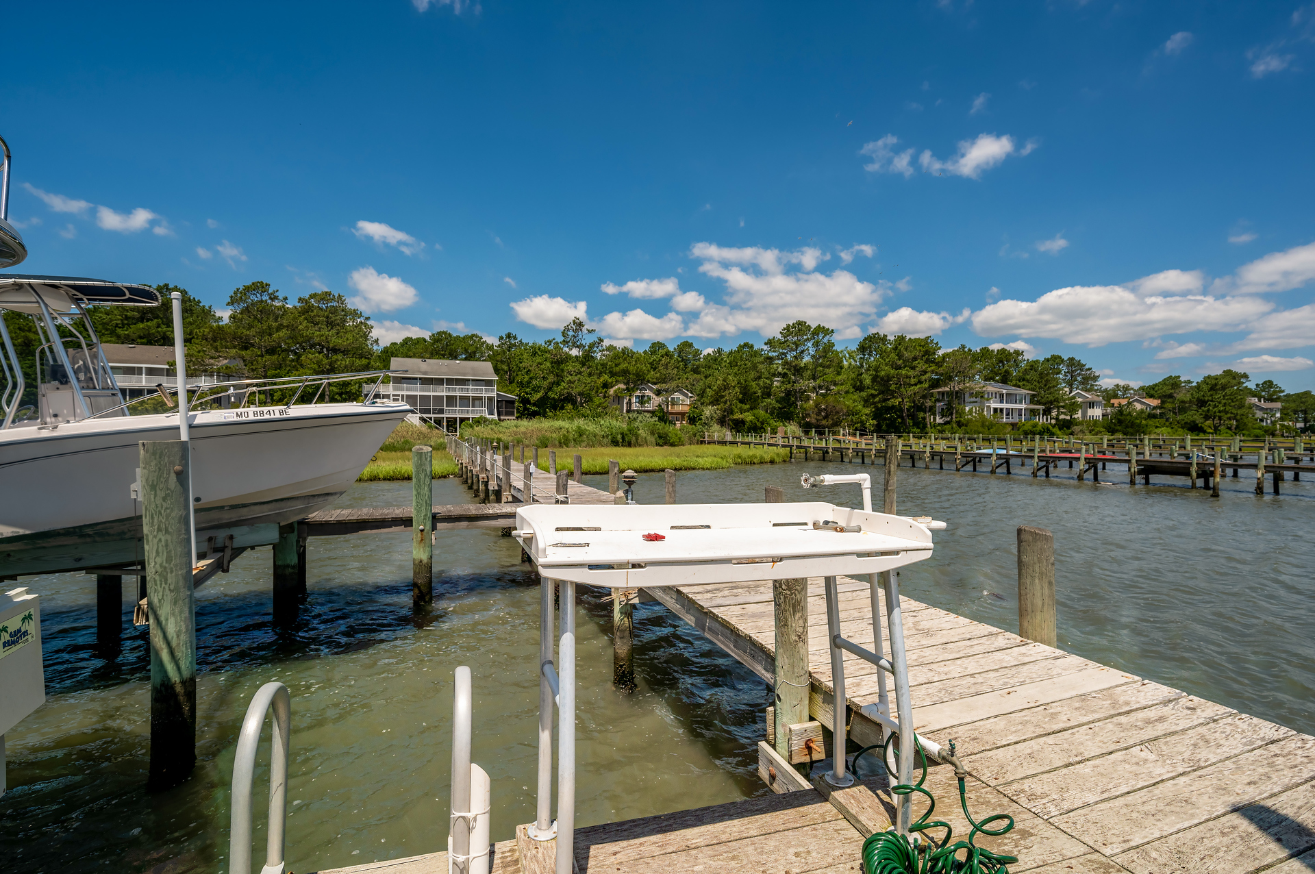 Fish Cleaning Table on Pier.