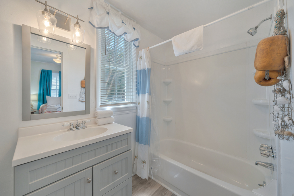Bedroom 1 is a Master with a Private Master Bath.
