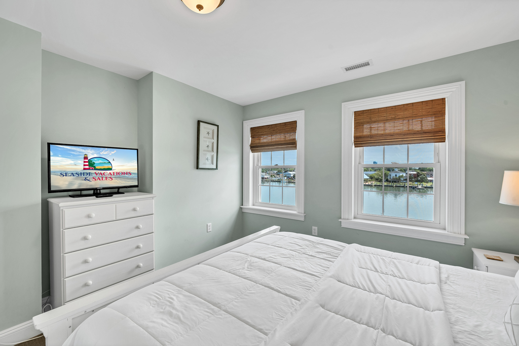 Bedroom 2 also has a Flat Screen TV!