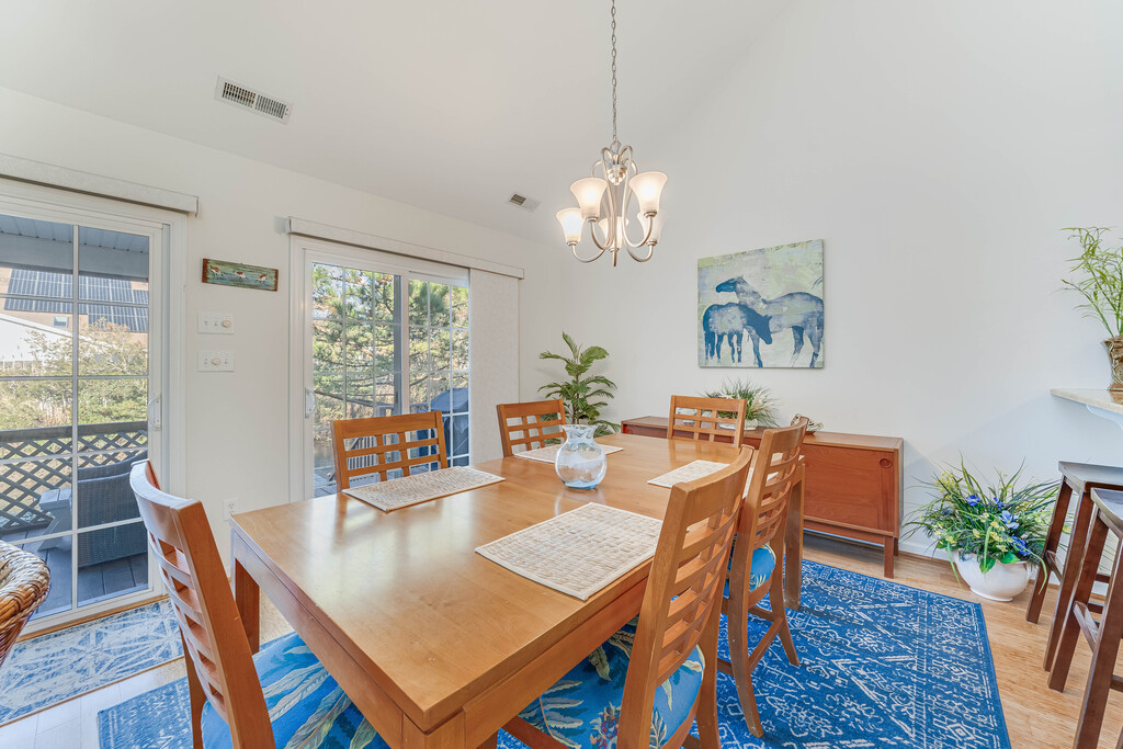 Dine in the comfort of Central AC in the spacious Dining Area.