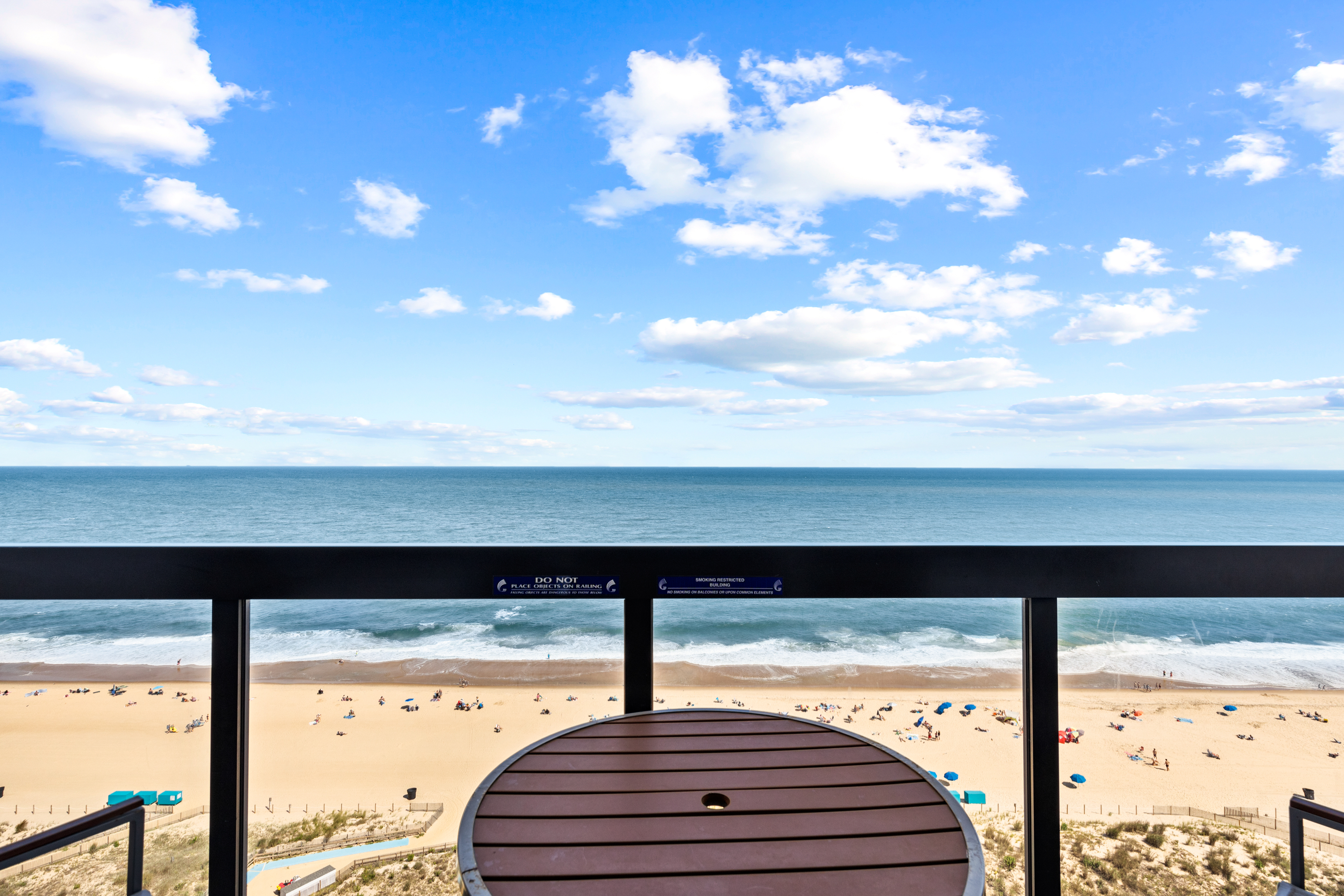 Slip out to the Private Balcony & sip your morning coffee.