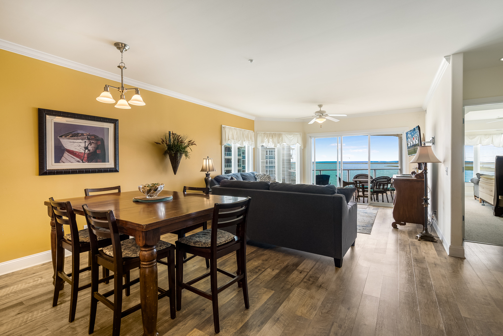 Dinner with a View every evening.