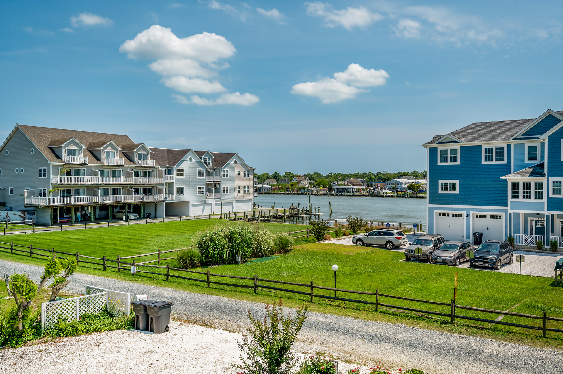 Overlooking the Channel, Chincoteague, and Robert Reed Waterfront Park.