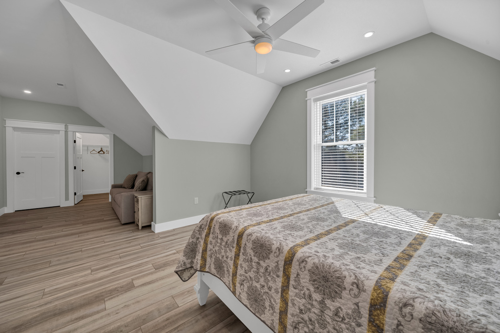 Bedroom 2 sleeps 4 comfortably.