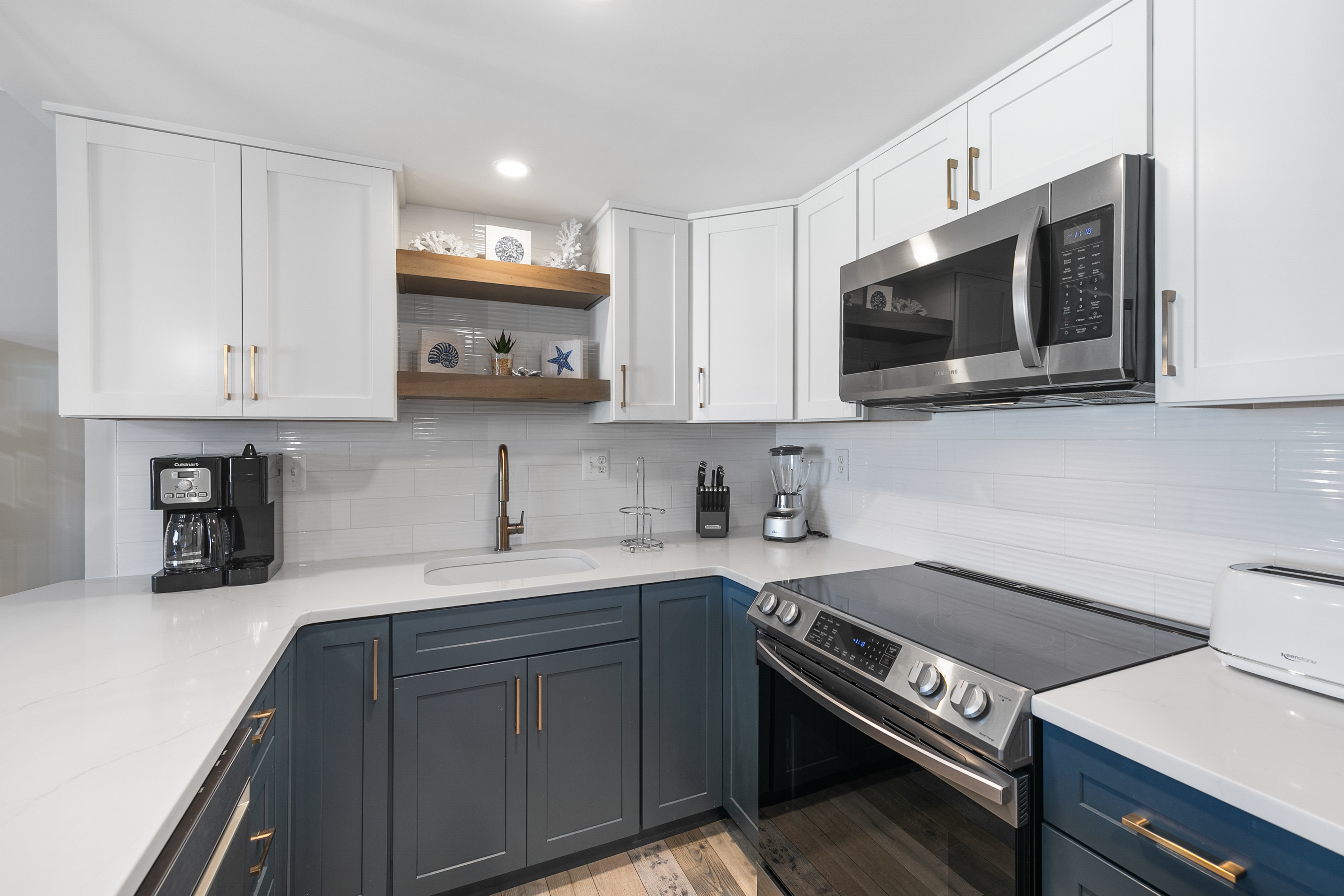 The Chef in your family will love the Open and Well-Stocked Kitchen with Stainless Steel Appliances