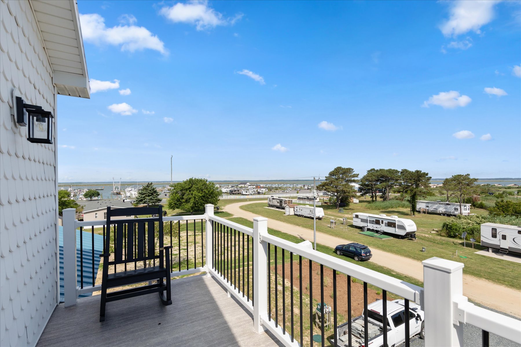 Slip out to the Private Deck for more views, views, and views!