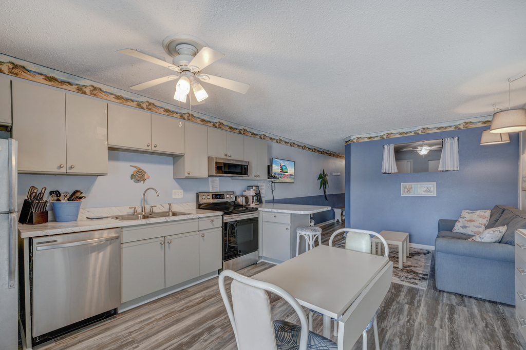 Adorned in Soothing and Coastal Blues throughout!