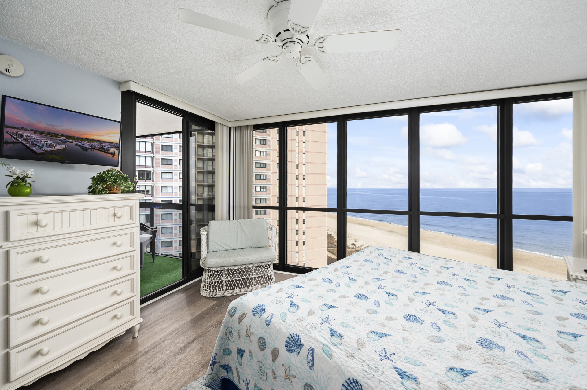 With Ocean Views like this, you may never want to leave the bed!