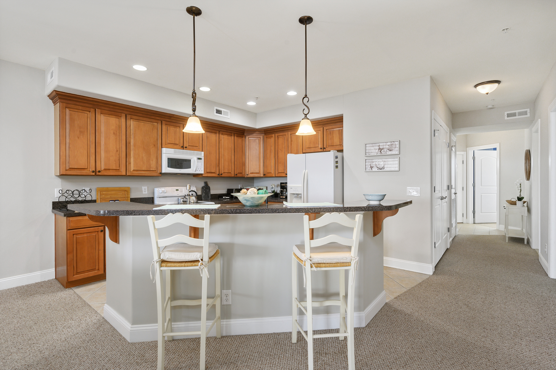 Grab a quick bite at the Breakfast Bar before hitting the Beach.