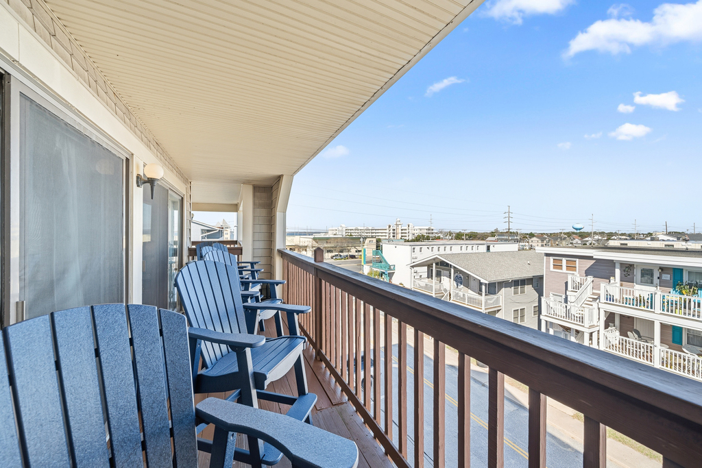 Enjoy your morning coffee out on the Balcony.