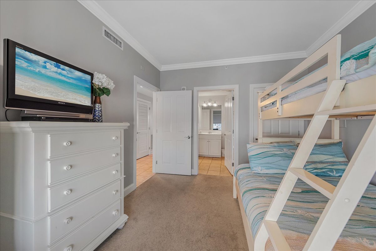 Sleeping 4 in Comfort with a Pyramid Bunk, and Twin Trundle!